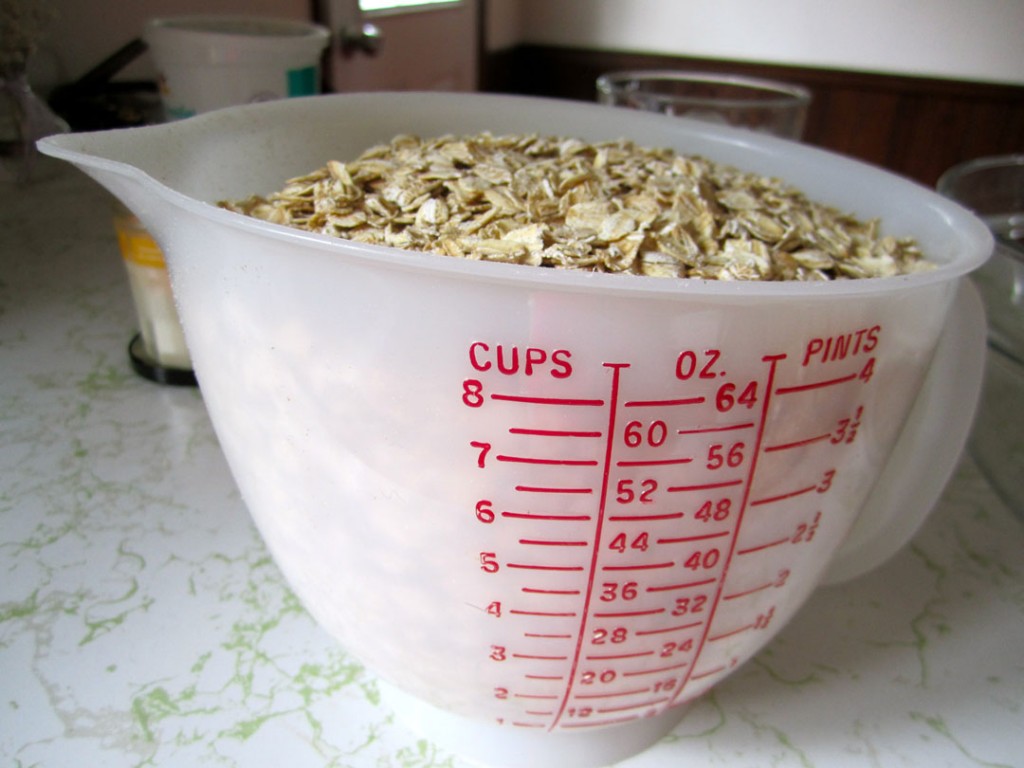 Measure out the oats