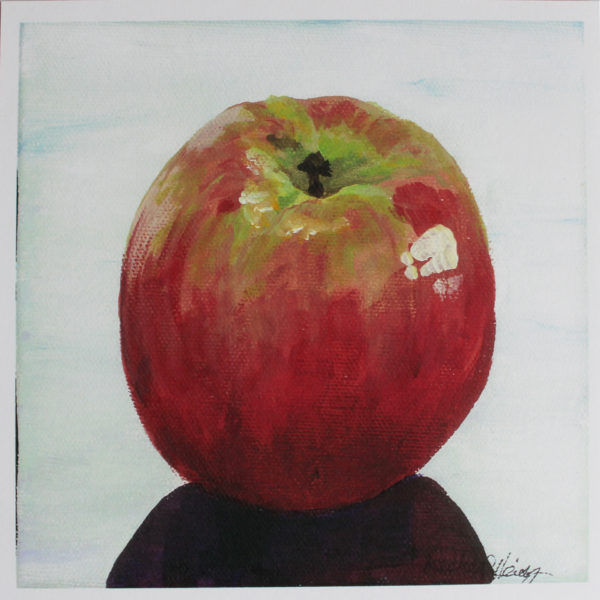 Little sweet apple art print by Rachel Lynn Heisey Lancaster, PA Artist