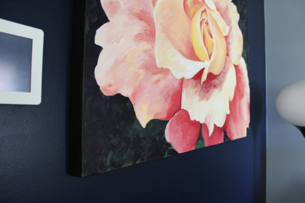 Rachel Lynn Heisey Graphic Designer, Web Designer, Yoga Instructor, Artist in Lancaster, PA Large Stunning Rose Painting