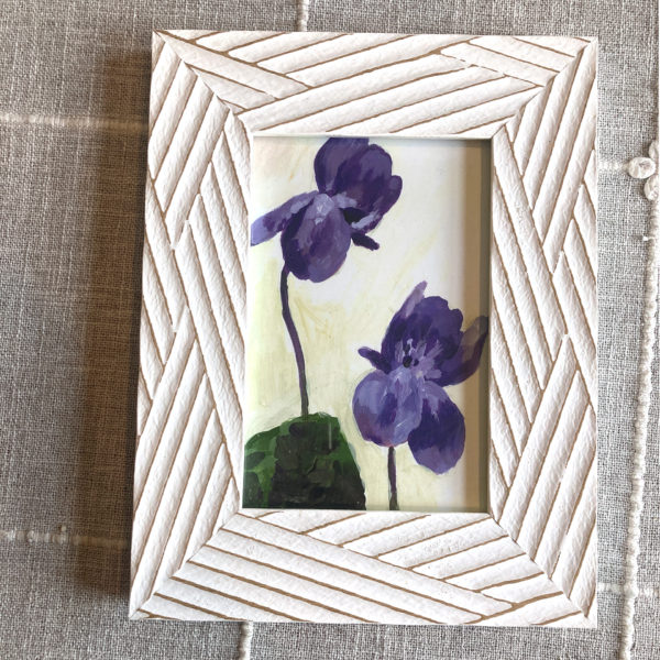 This adorable print is a 4" x 6" print of an original acrylic painting by Rachel Lynn Heisey. Perfect for Spring or every day to add joy to your home. Lancaster, PA Artist, Graphic Designer and Website Designer