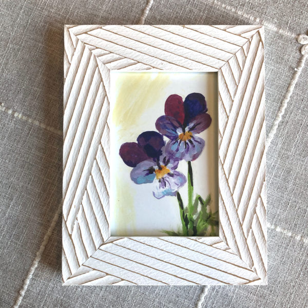 This adorable print is a 4" x 6" print of an original acrylic painting by Rachel Lynn Heisey. Perfect for Spring or every day to add joy to your home. Lancaster, PA Artist, Graphic Designer and WEbsite Designer