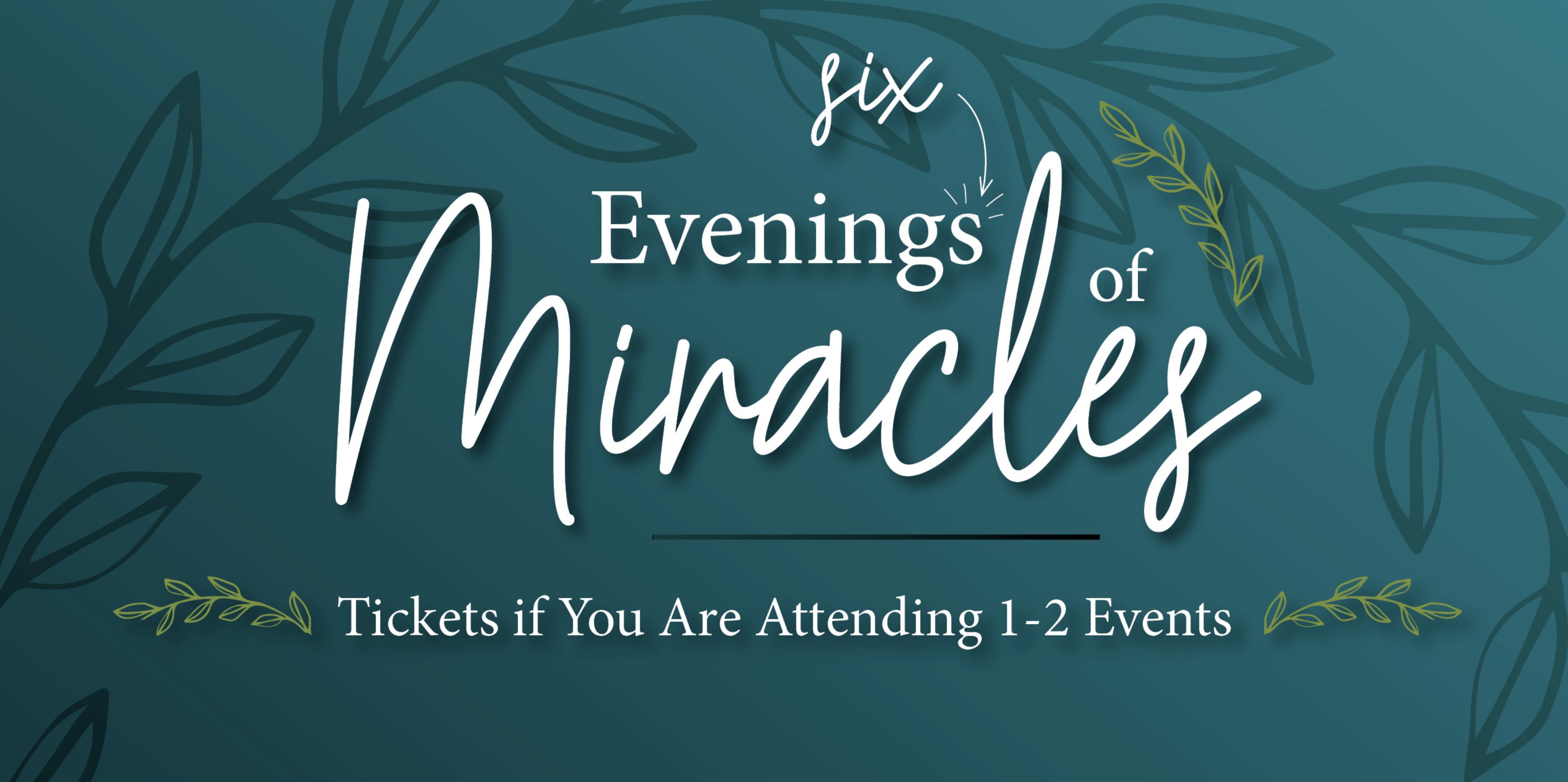 2021 2022 Evenings of Miracles Designs for Milagro House Graphic Designed by Lancaster, PA Graphic & Web Designer Rachel Lynn Heisey Design