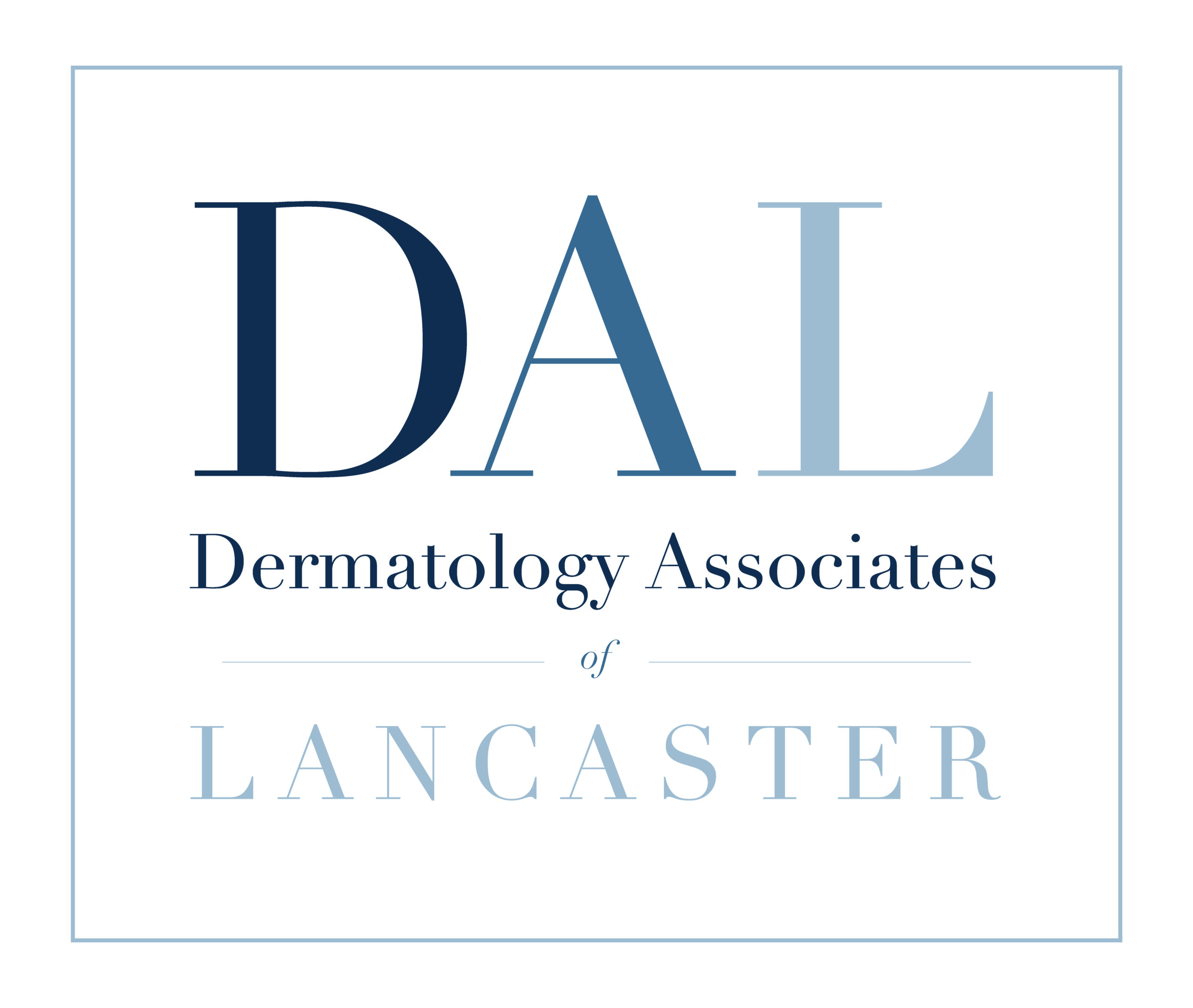 Dermatology Associates of Lancaster Logo Redesigned by Lancaster, PA Graphic Designer & Web Designer Rachel Lynn Heisey