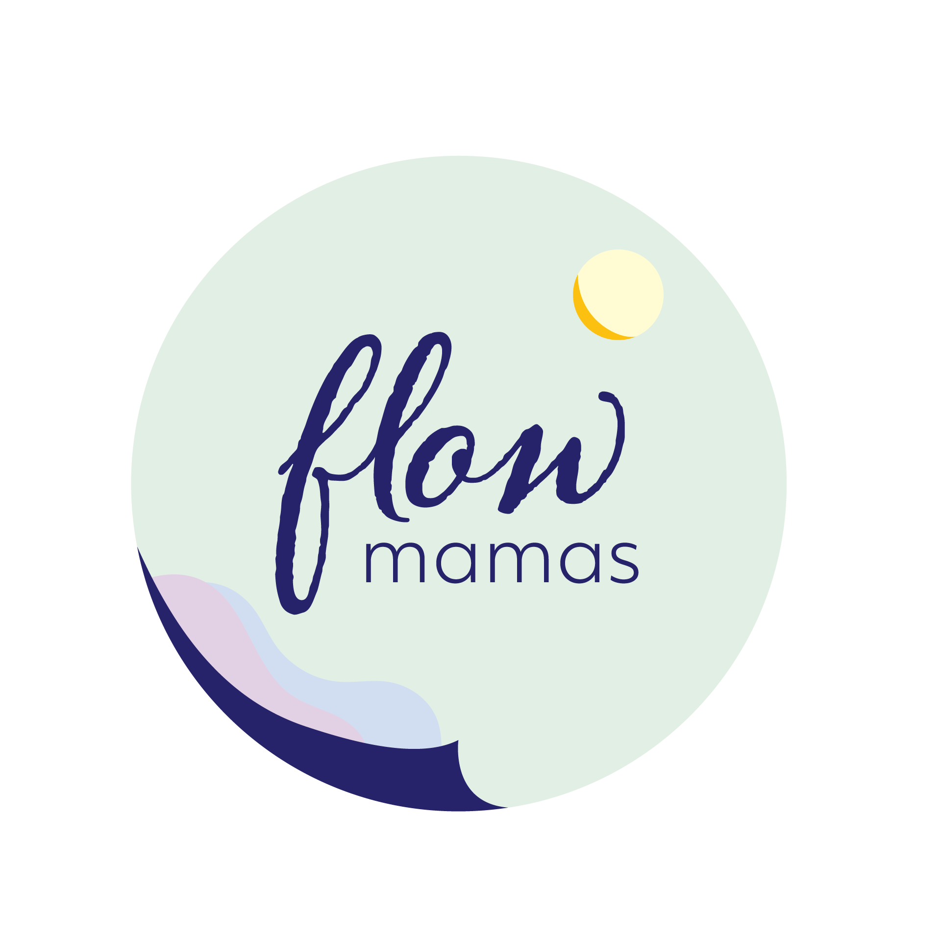 Flow Mamas Logo Designed by Rachel Lynn Heisey Lancaster, PA Graphic & Website Designer