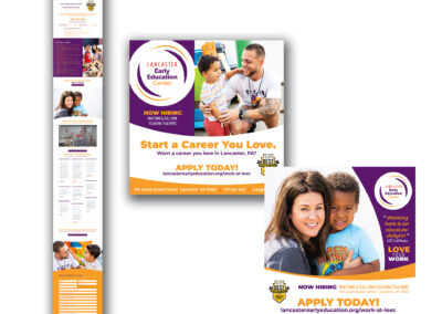 LEEC Recruitment Webpage and Social Media