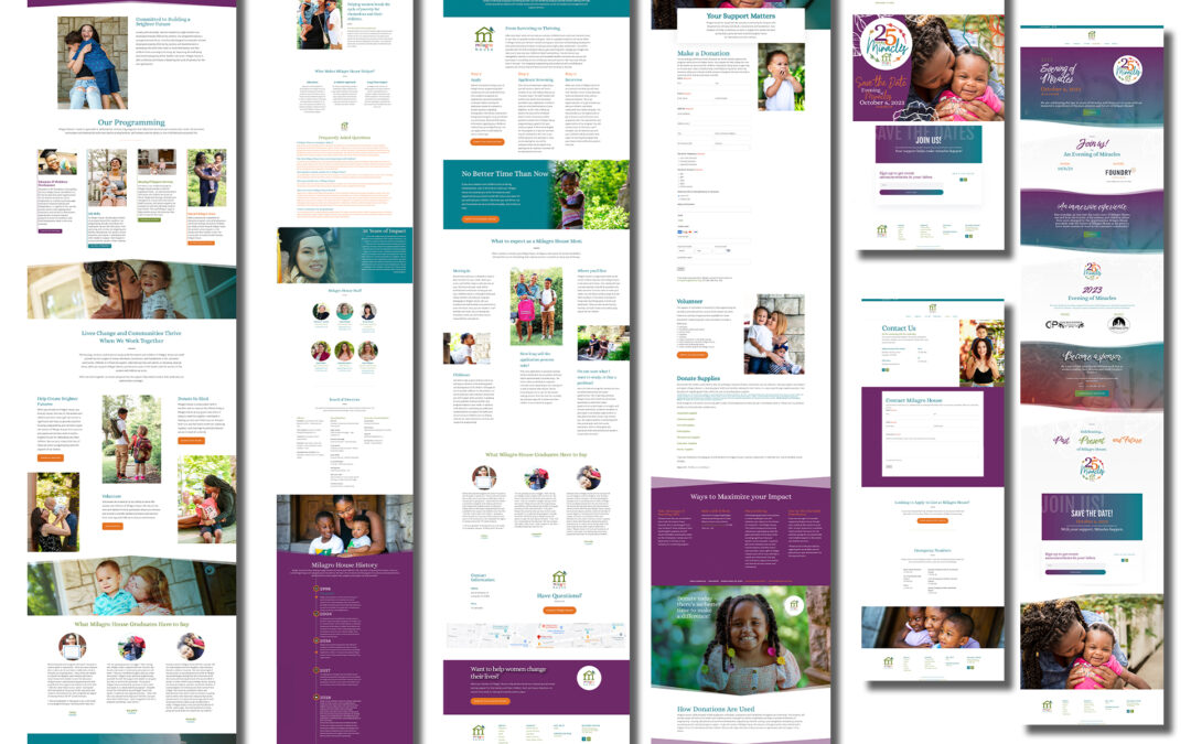 Milagro House Website Design