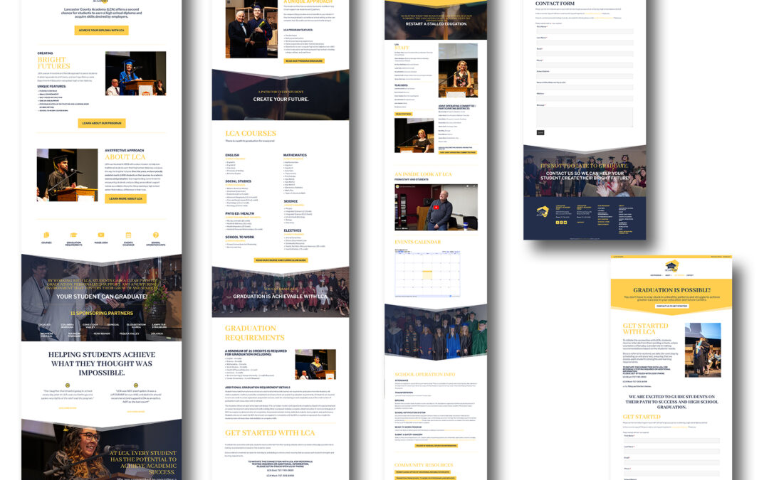 Lancaster County Academy Brand & Website Redesign