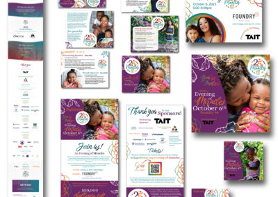 Evening of Miracles 2023 Graphic & Web Design