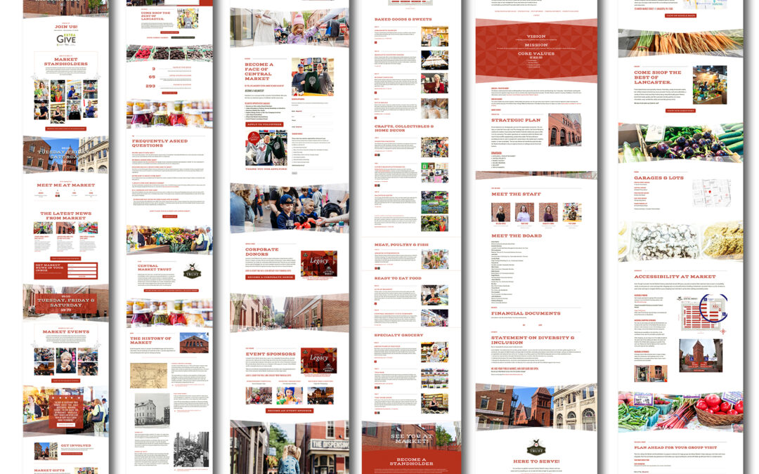 Lancaster Central Market Website Design