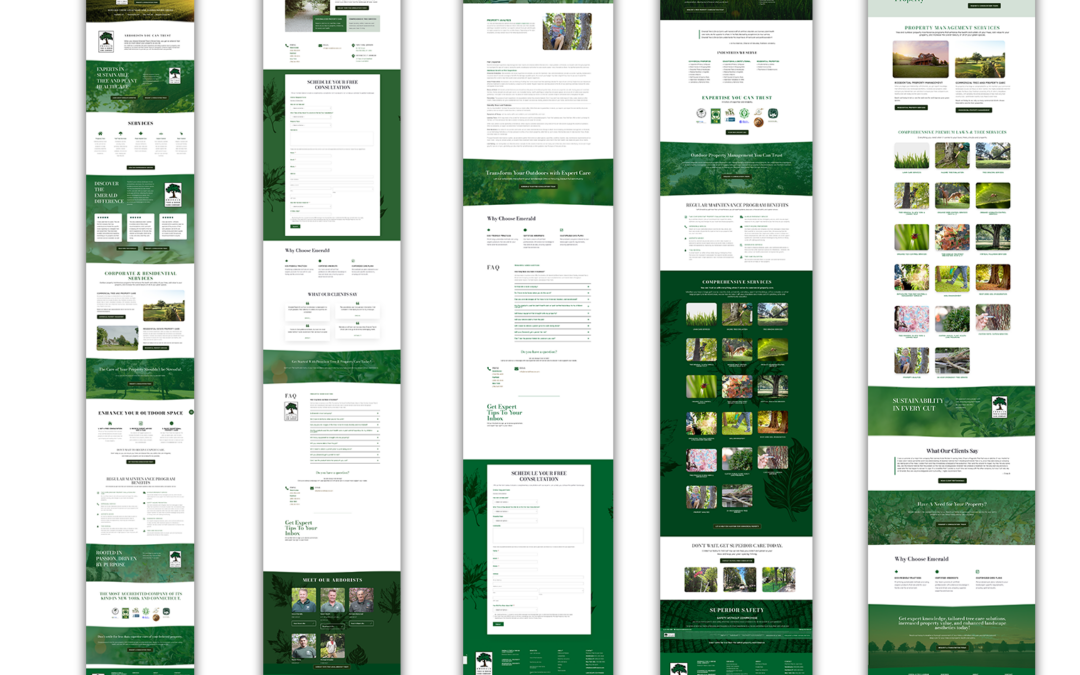 Emerald Tree Care Website Redesign