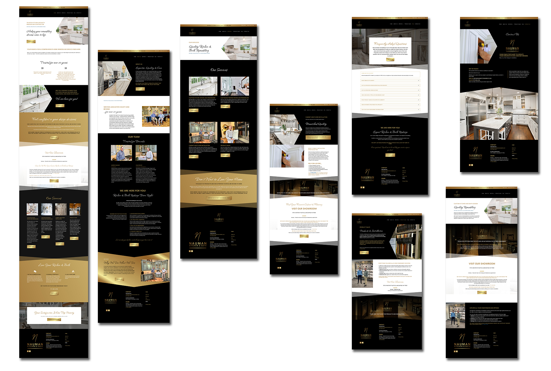 Nauman Kitchen & Bath Website Redesigned by Rachel Lynn Heisey Design, Lancaster, PA Graphic Designer & Website Designer Nauman Kitchen & Bath Website Redesigned by Rachel Lynn Heisey Design, Lancaster, PA Graphic Designer & Website Designer
